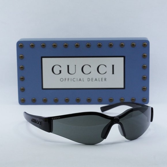 FINAL PRICE NEW GUCCI GG1651S 001 BLACK GREY SUNGLASSES